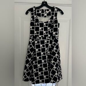 Shoshanna Black and White Dress